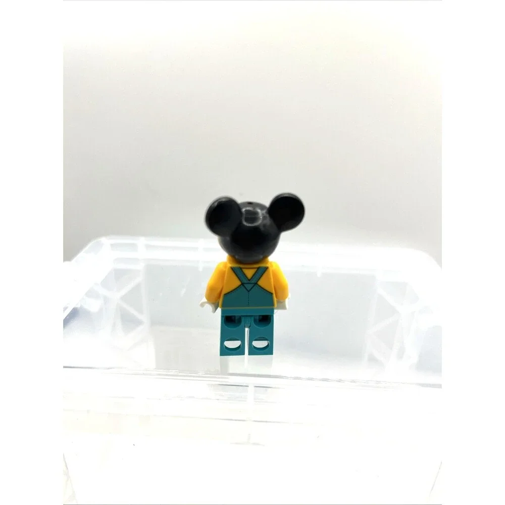 Lego Minifigure Mickey Mouse Dark Turquoise Overalls Disney Dis115 Collectible